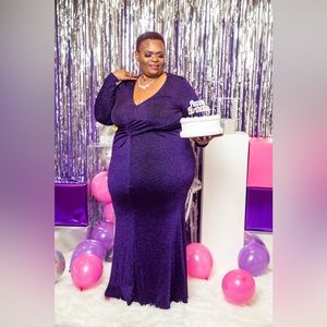 Fashion Nova Purple Gown